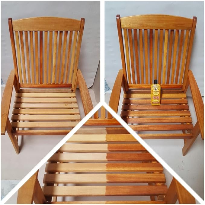 Christopher Knight Home Alva Acacia Wood Rocking Chair with Howard SWAX16 Outdoor Furniture Wax, 16 Fl Oz