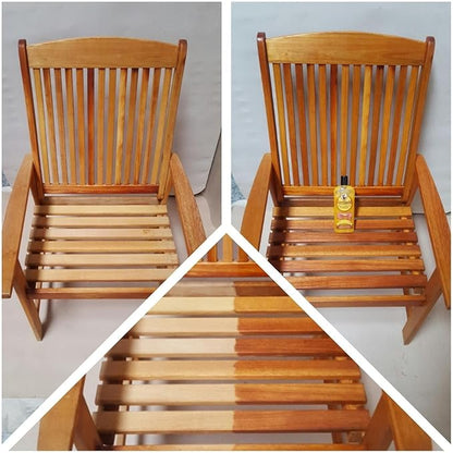 Christopher Knight Home Alva Acacia Wood Rocking Chair with Howard SWAX16 Outdoor Furniture Wax, 16 Fl Oz