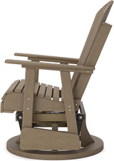 Signature Design by Ashley Hyland Wave Contemporary Swivel Glider Adirondack Chair with 360-Degree Swivel - Photo 10