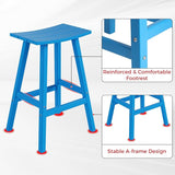 Costaelm All-Weather Bar Stools Set of 3, 29" Height Outdoor Bar Stools, Adirondack Poly Patio Bar Stool for Patio, Deck - Photo 3