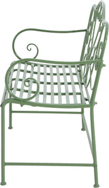 Christopher Knight Home Layon Iron Outdoor Bench, Patio Loveseat for 2 People - Photo 9