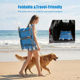 SUNNYFEEL Beach Lounge Chair, Backpack Reclining Beach Chairs Lay Flat, Sun Face Down Tanning Chair - Photo 5