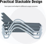 Domi Outdoor Lounge Chair, Aluminum Patio Chaise Lounge with 5 Position Adjustable Backrest and Wheels - Photo 8