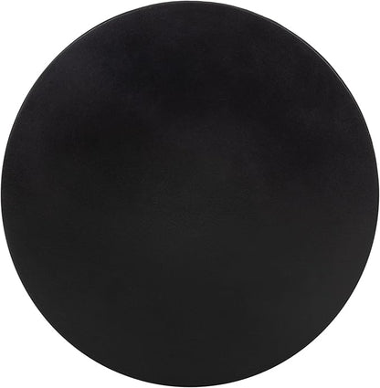 Safavieh Outdoor Athena Black Modern Concrete Round Accent Table