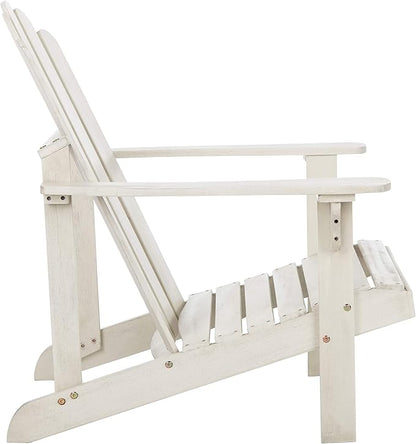 Safavieh Outdoor Topher White Wash Classic Adirondack Chair