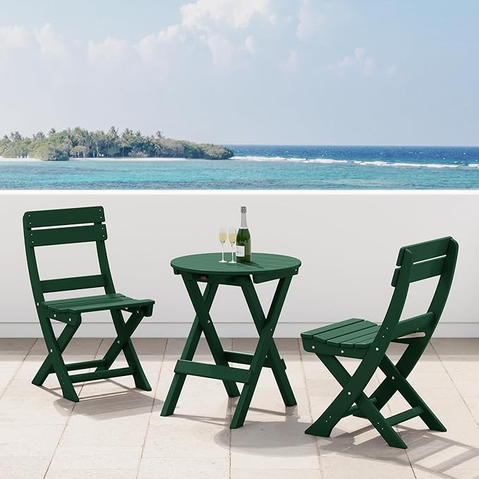 Costaelm Outdoor Patio Modern Folding Dining Chair - Photo 8