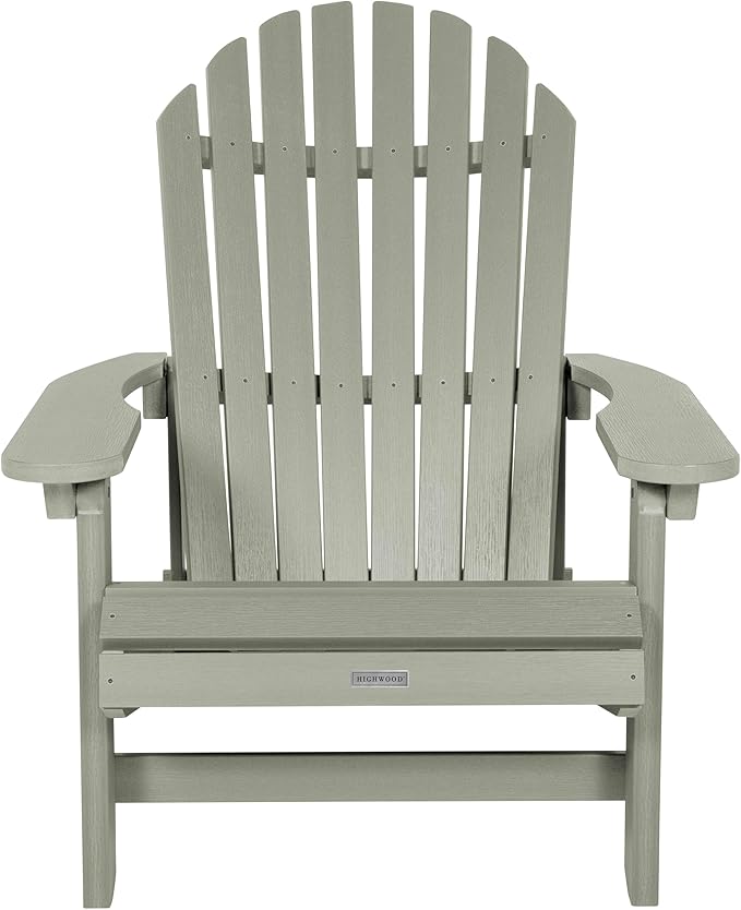 Highwood Hamilton Folding and Reclining King Size Adirondack Chair, Eucalyptus