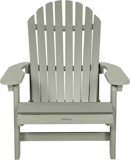 Highwood Hamilton Folding and Reclining King Size Adirondack Chair, Eucalyptus