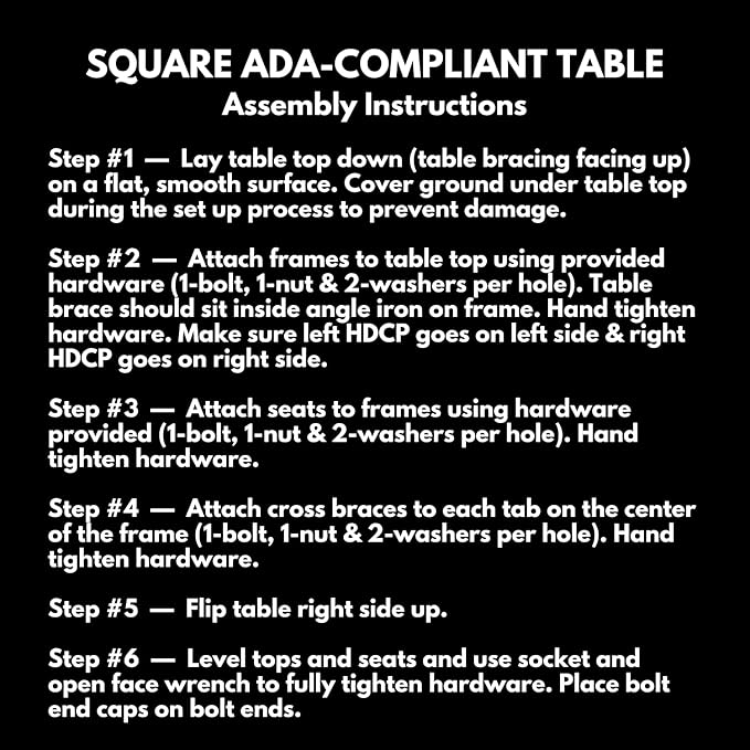 COATEDOUTDOORFURNITURE Coated Outdoor Furniture Heavy-Duty Portable ADA-Compliant Outdoor Picnic Table with Umbrella - Photo 10