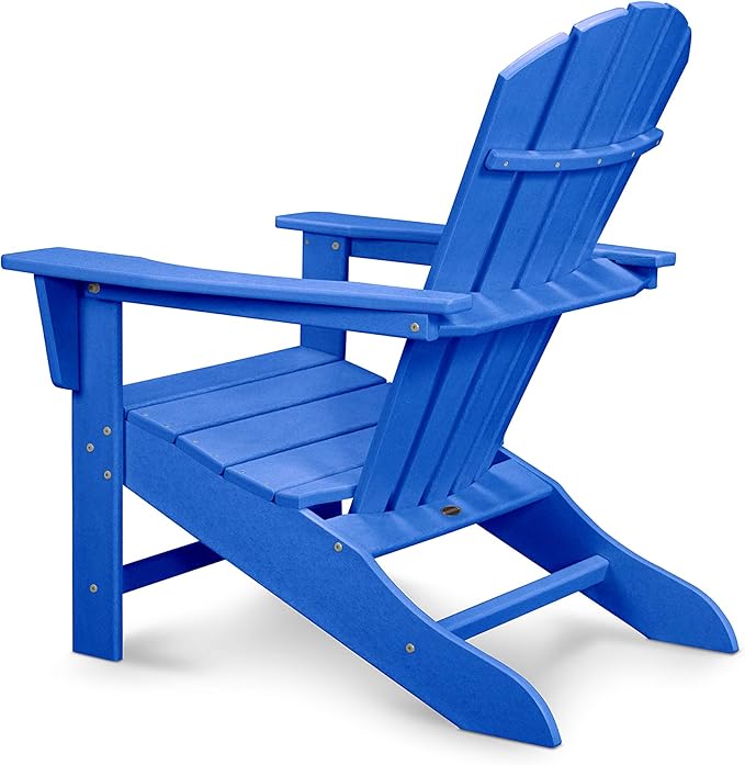 POLYWOOD® Shore Line Adirondack Chair, Pacific Blue