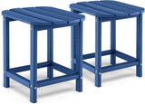Giantex Outdoor Side Table, 18-Inch Small Patio Table, Weather Resistant HDPE Adirondack Table - Photo 1