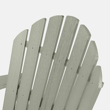 Highwood Hamilton Made in The USA Folding and Reclining Adirondack Chair, Adult Size, Eucalyptus