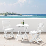 Costaelm Outdoor Patio Modern Folding Dining Chair - Photo 7