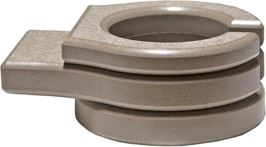 LuxCraft Adirondack Chair Cup Holder Attachment for Outdoor Lounge Furniture, Stationary Drink Holder for Swings, Gliders, Bench, Deck or Camping Chair - Amish Made in America (Weatherwood)