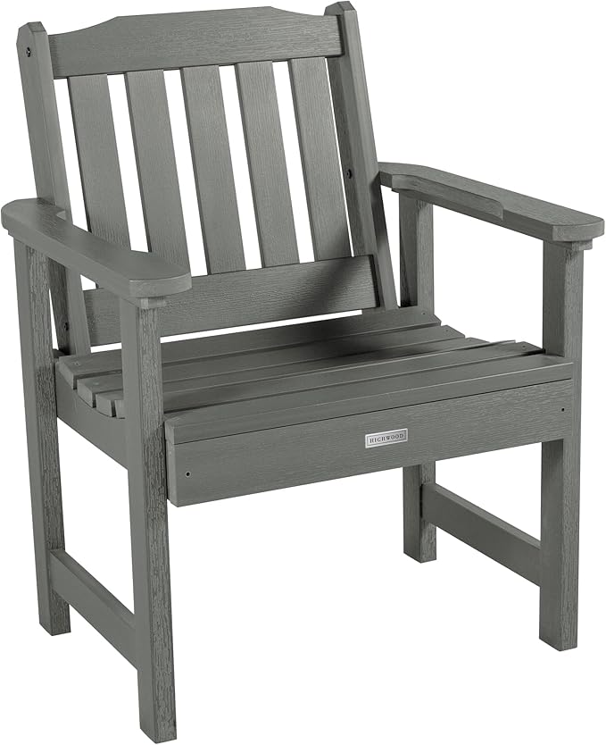 Highwood AD-CHGL1-CGE Lehigh Garden Chair, Coastal Teak