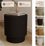 LeisureMod Modern Side Table Round Fiberstone Top Accent End Table for Home, Outdoor Patio, Living Room Sofa - Photo 7