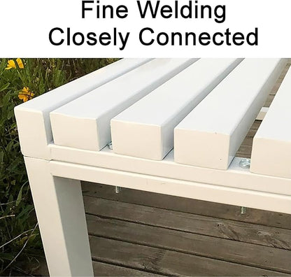 Cast Iron Metal Garden Bench Park Bench Outdoor Bench, Thick Board, Waterproof, Anti-Rust and Sun-Proof for Porch Chair Park Yard Patio Deck Lawn, Bearing 500KG (Color : Black, Size : 150cm/59
