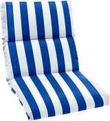 BrylaneHome Universal Chair Cushion - 45.75”L x 22”W x 2.75”H - Patio & Outdoor - Water - Photo 1