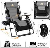 Oversized Padded Zero Gravity Lounge Chair - Photo 3