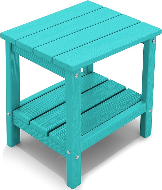 KINGYES Double Side Table, Adirondack End Table- Aruba