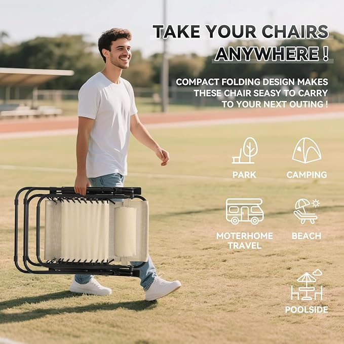 Zero Gravity Chair, Portable Outdoor Chair - Photo 7