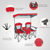S AFSTAR Double Camping Chair w/Shade Canopy - Photo 6