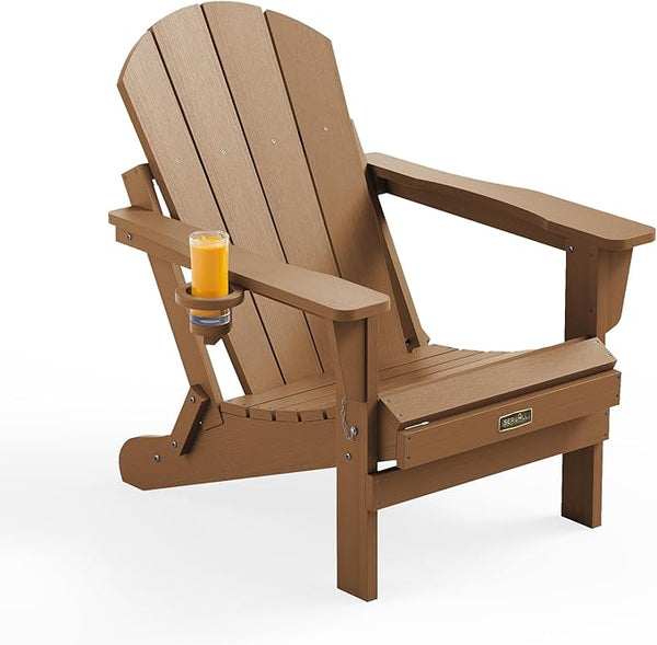 SERWALL Folding Adirondack Chair - Photo 1