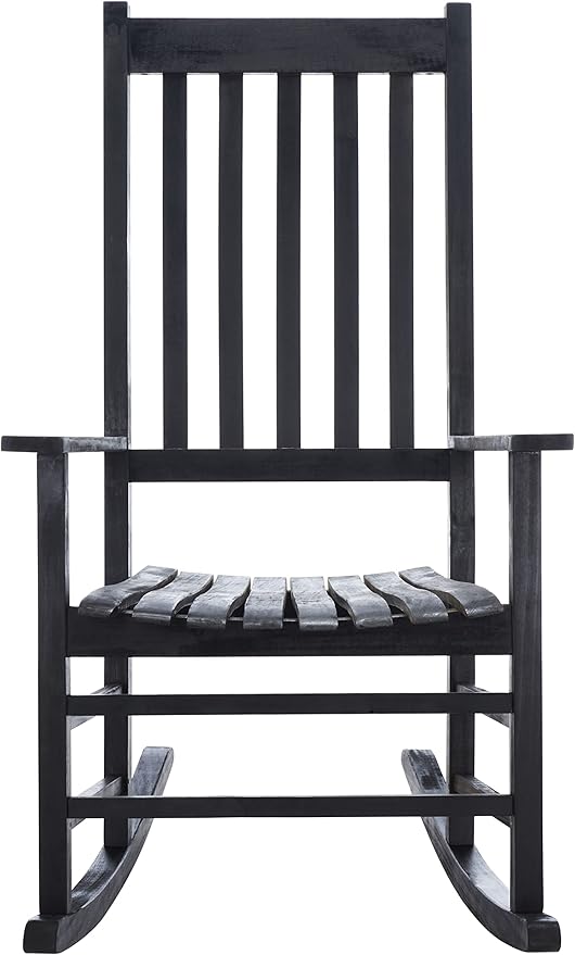 SAFAVIEH Outdoor Collection PAT7002 Chair, Black