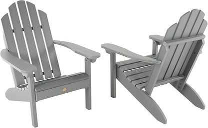 Highwood Classic Westport Adirondack Chairs, 2-Piece Set, Coastal Teak