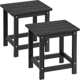 ONBRILL Outdoor Side Table Set of 2, Adirondack Small End Table, Indoor & Outdoor Use - Photo 1