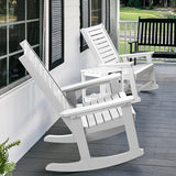GREENVINES Outdoor Rocking Chair Set | 3-Piece | 2 Rocking Chairs with 1 Side Table | Porch Rocker | HDPE Plastic - Photo 6