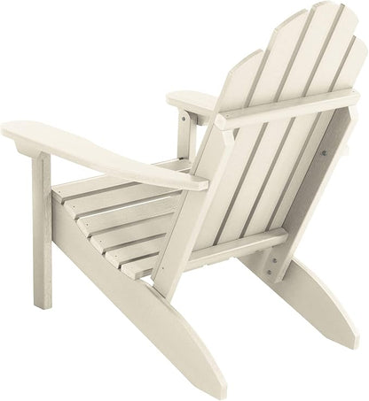 Highwood Classic Westport Adirondack Chairs, 2-Piece Set, Whitewash