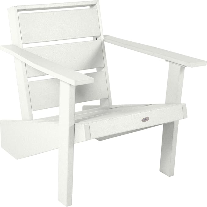 Haven Modern Adirondack Chair, Coconut White