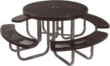 COATEDOUTDOORFURNITURE Heavy-Duty Portable Outdoor Picnic Table with Umbrella Hole - Photo 1