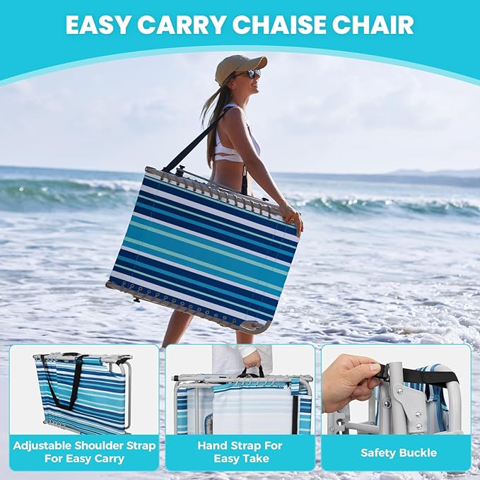 #WEJOY 3 in 1 Tanning Chair with Face Hole & Canopy - Photo 8