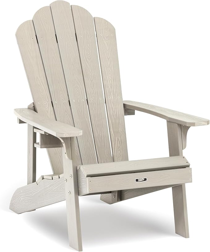 Blue Wave Ez-Care Tek-Wood™ Adirondack Chair - Slate Grey
