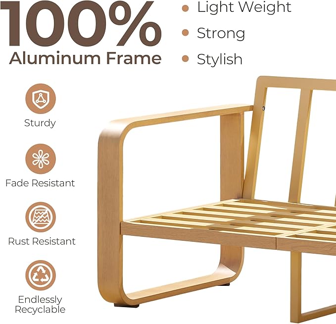 CHITA Outdoor Furniture Set 4 Piece - Photo 4