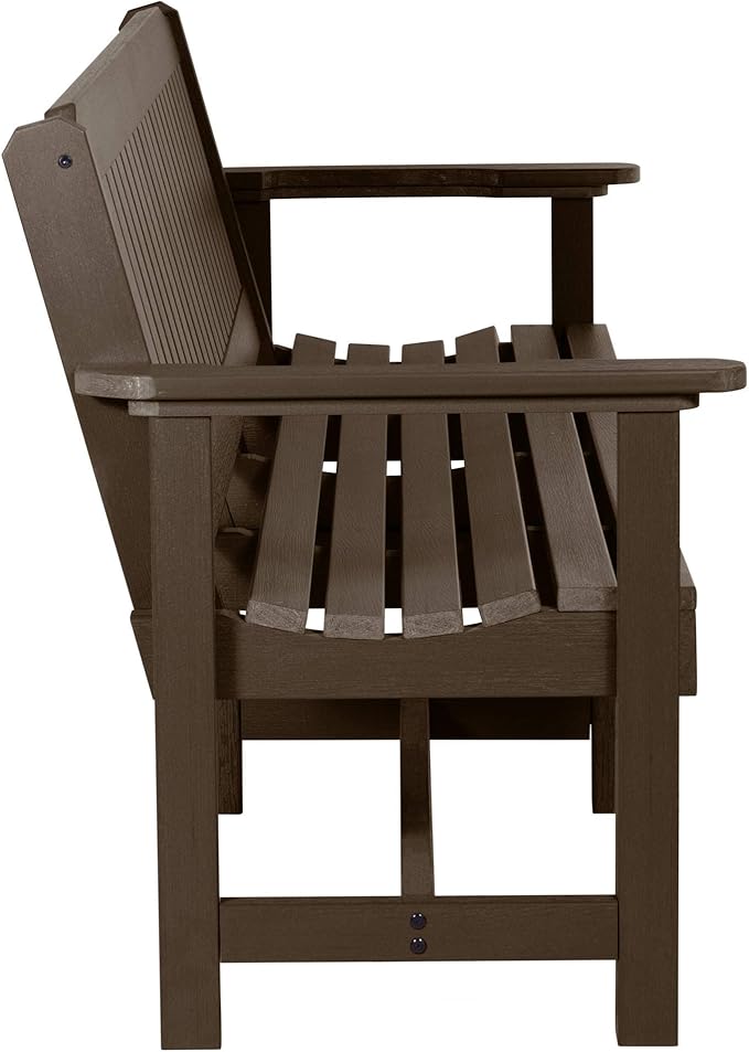 Sequoia Professional CM-BENSQ62-ACE Commercial Grade Exeter 6 Foot Garden Bench, Weathered Acorn