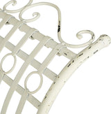Safavieh Outdoor Collection Hadley Antique White Bench - Photo 8