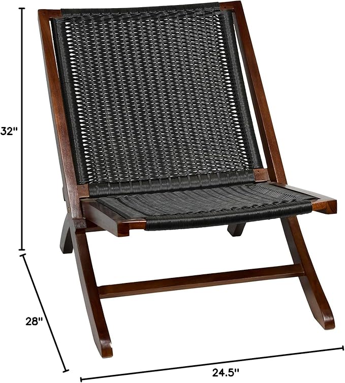 TeakCraft Teak Rattan Lounge Chair – Foldable - Photo 3