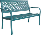 Grand patio 50" Outdoor Bench Garden Bench with Armrests Bench for Outdoors Lawn Yard Porch Lake Shore - Photo 1
