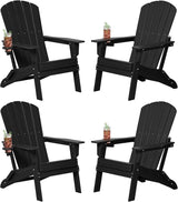 Plawdlik Folding Adirondack Chair Set of 4 - Photo 1