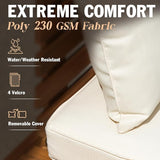 Idzo Lucille Updated 800lbs Capacity Acacia Patio Loveseat - Photo 5