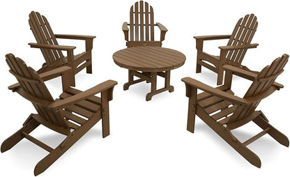 Trex Outdoor Furniture Cape Cod Folding Adirondack Chair, Tree House
