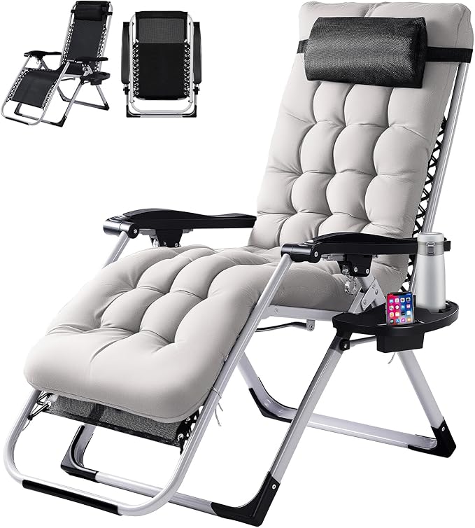VINGLI Padded Zero Gravity Chair - Photo 1