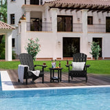 YEFU Adirondack Chair Weather Resistant: Outdoor Chair HIPS Plastic Adirondack Chairs - Patio Chairs with Wood Texture - Photo 10