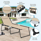 GYMAX Lounge Chair for Outside - Photo 7