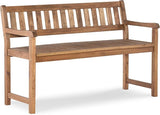 Linon Acorn Chandler Finished Acacia Wood Outdoor Bench - Photo 1