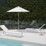 Grand patio Outdoor Chaise Lounge Set of 2 Mesh Sling Lounge Chairs with Woodgrain Texture - Photo 8