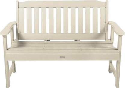 Highwood AD-BENW2-WAE Lehigh Garden Bench, 4 Feet, Whitewash